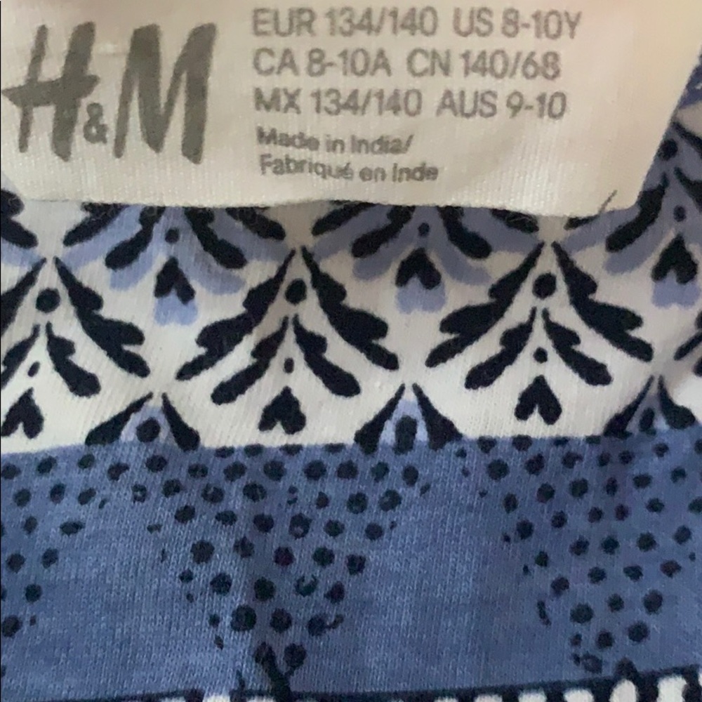 Multi-print Blue Dress - Picture 3 of 4